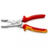 Kabelstripper Knipex 13 76 200 ME 6 mm stripcapaciteit rood roestvrij staal geel
