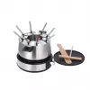 Severin FO 2471 fondue- en crêpecombinatie, zwart/roestvrij staal