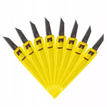 Cuttermes STANLEY 1-10-601 Metallic rood/geel, afbreekmes, greep 18 cm, 50-pack