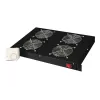 Digitus DN-19 FAN-4-HO-SW 19-inch dakventilatie-eenheid, 4 ventilatoren, thermostaat, zwart