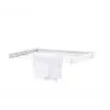Wandmontage-plank Leifheit Telegant 30 Protect wit, breedte 720 mm, diepte 370 mm, 3 m lijn