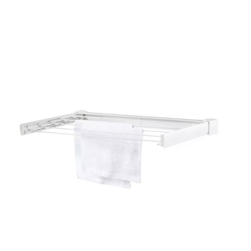 Wandmontage-plank Leifheit Telegant 30 Protect wit, breedte 720 mm, diepte 370 mm, 3 m lijn