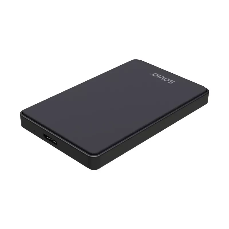 Harddisk-/SSD-behuizing SAVIO AK-65 zwart 2,5 inch SATA USB 3.0 5 Gbit/s Micro-USB