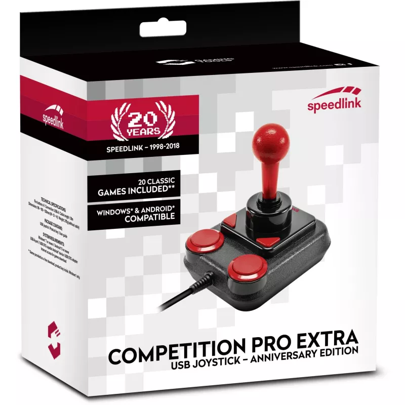 Joystick SPEEDLINK Competition Pro Extra zwart rood