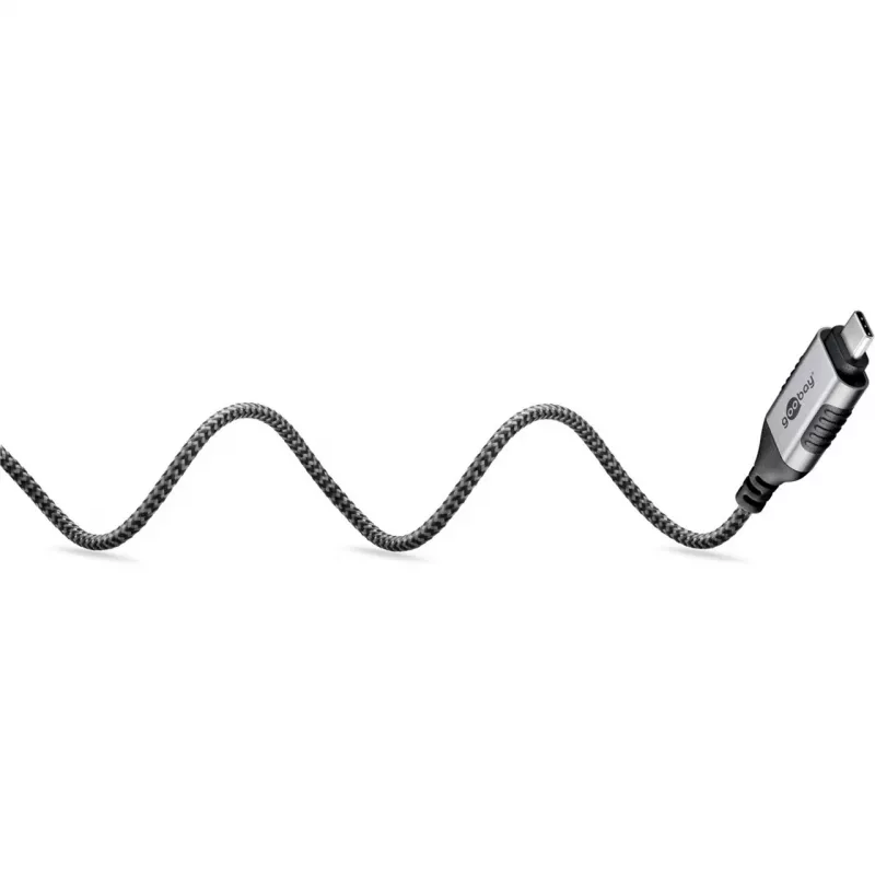 Goobay Ethernet-kabel USB-C 3.1 naar RJ45 slank 1 m – verbindt router, modem of (74401)