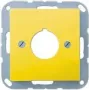 JUNG afdekking voor bedieningselementen A564GE diameter 22,5mm inbouw geel A564GE (A564GE)