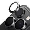 Camerabeschermingsglas Torras voor iPhone 16 Pro Max — Lensguard, zwart