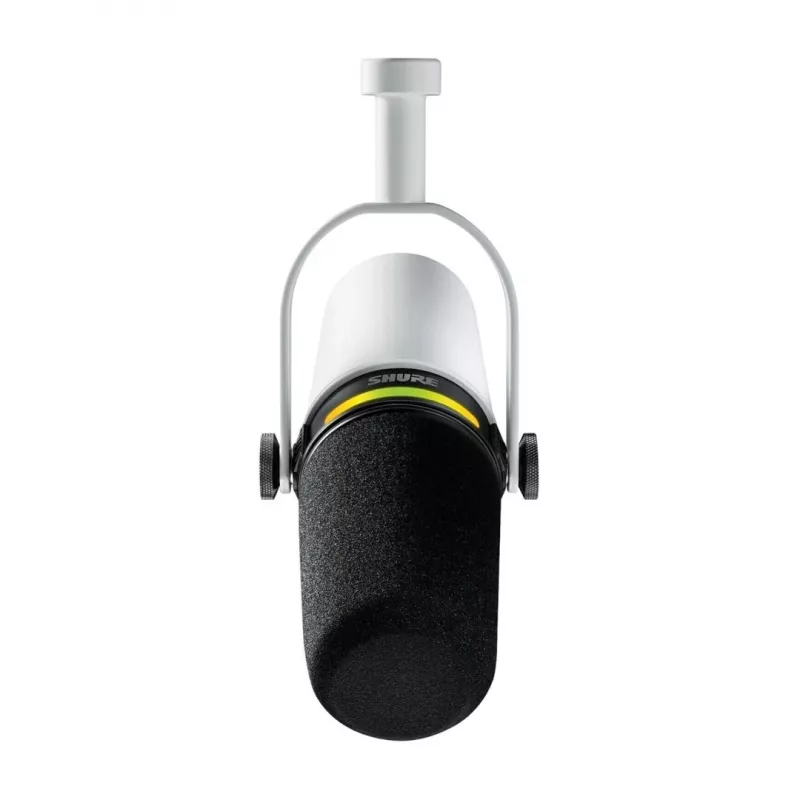 Shure MV7+-W - tafel-/zangmicrofoon met XLR/USB-C-aansluiting, wit