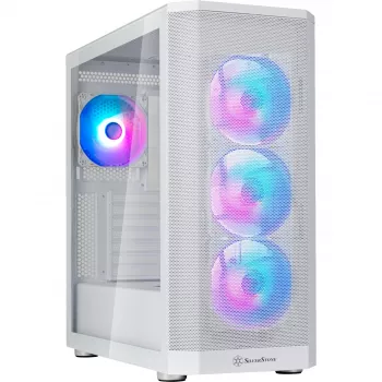 FARA 514X, tower-behuizing wit, gehard glas