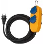 Stroomverlengsnoer Brennenstuhl 1169200010 5m 4 AC-stopcontacten Binnen Geel