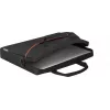 Aktetas DEFENDER Defender Lite voor 39,6 cm (15,6 inch) laptops, polyester, zwart, 430×310×80 mm