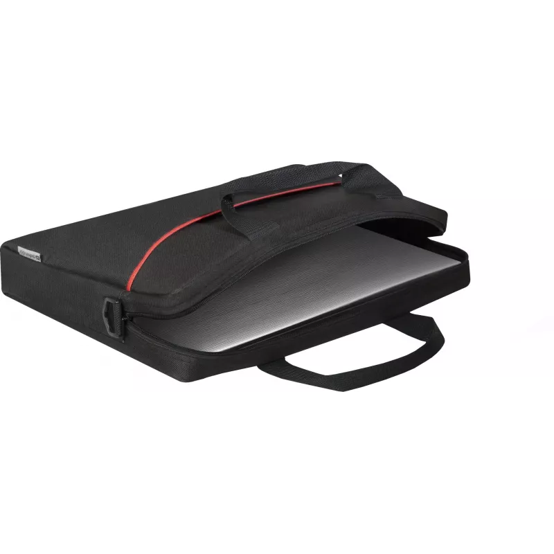 Aktetas DEFENDER Defender Lite voor 39,6 cm (15,6 inch) laptops, polyester, zwart, 430×310×80 mm