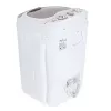 Toplader wasmachine Adler AD 8055, draagbaar, 3 kg inhoud, crème, draaiknop, 150 W