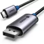 USB-C-naar-DisplayPort-kabel UGREEN 1 m — USB-C (stekker) naar DisplayPort (stekker), rechte aansluitingen, zwart