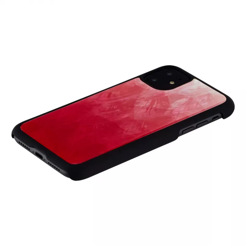 Smartphonehoesje iKins voor iPhone 11 — Pink Lake met zwarte accenten