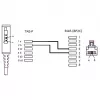 Wentronic Goobay - telefoonkabel - TAE-F (M) - RJ-45 (M) - 10m - zwart (51235)