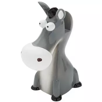 Brilhouder WEDO 202 27105 universele brilstandaard van kunsthars, antraciet/wit, breedte 55 mm