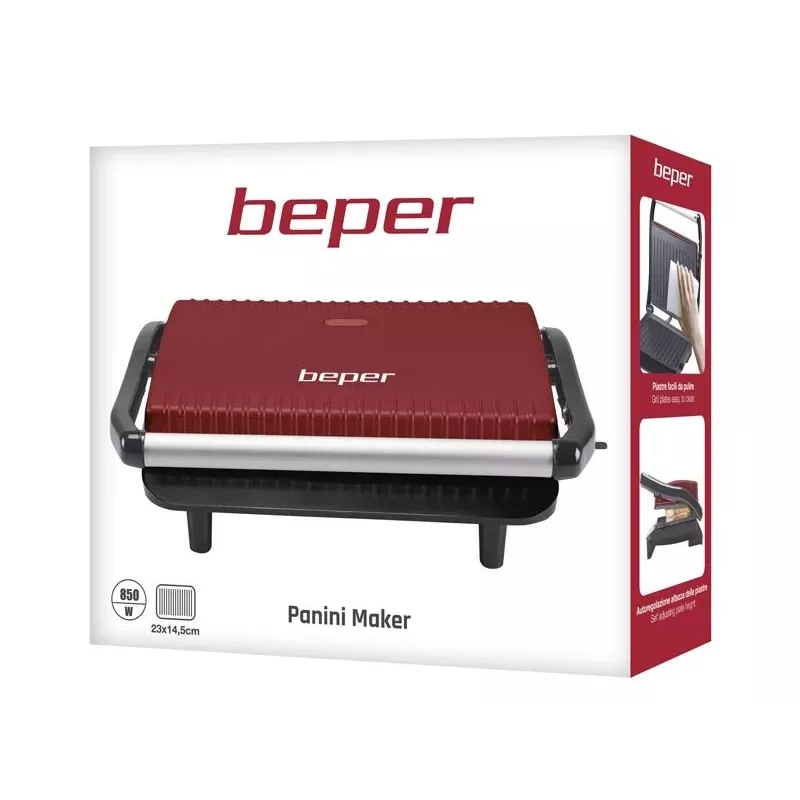Broodrooster Beper P101TOS002 – 2-sneden RVS-broodrooster