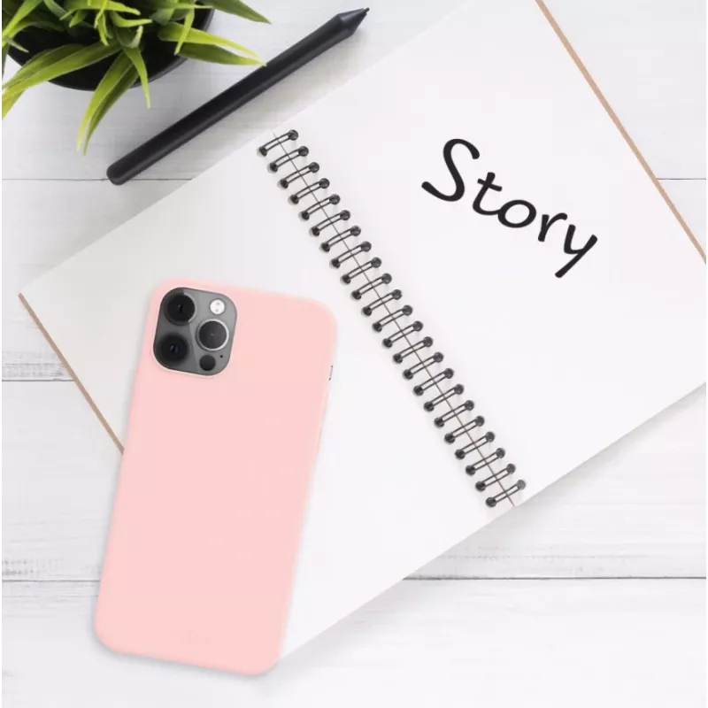 Fixed Story | rugdeksel | Apple | iPhone 16 Plus | gerubberd | roze