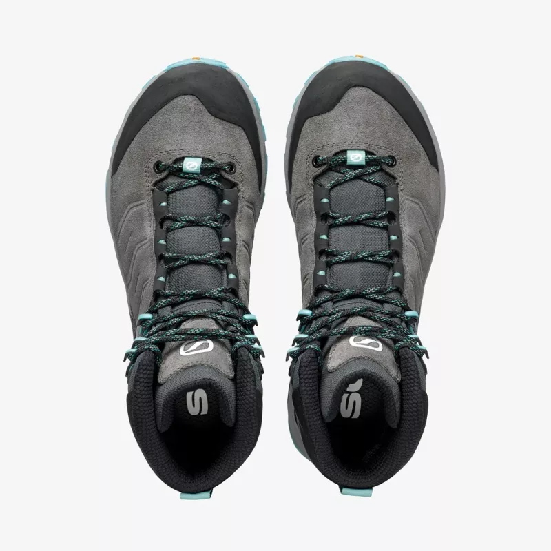 Scarpa Rush TRK GTX Woman wandelschoenen voor dames, maat 38, Midgray/Aqua