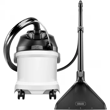 Vloerstofzuiger Kärcher SE 5 — droog & nat, 1000 W turbine, 4 L vuilwater/4 L schoonwatertanks, 6 m kabel