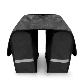 Fietspacktas Wozinsky dubbele drager tas 28 L zwart WBB34BK