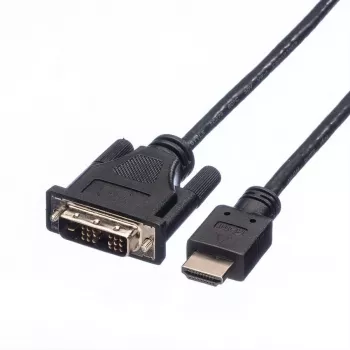 ROLINE adapterkabel HDMI naar DVI-D (Single Link) - 1,5m - zwart (11.04.5516)
