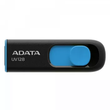 ADATA DashDrive UV128 32GB USB-stick USB Type-A 3.2 Gen 1 (3.1 Gen 1) zwart, blauw