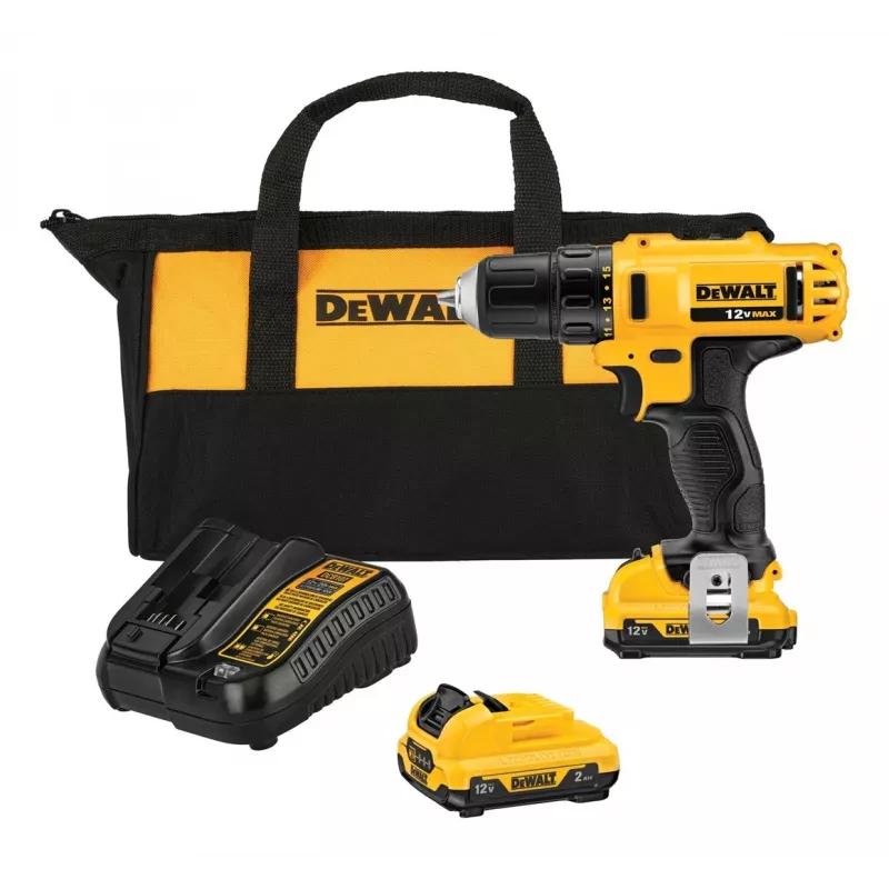 DeWALT DCD accu-boor-/schroefmachine 10,8V Li-Ion, Eurostekker