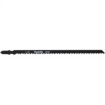 Makita L-10 - decoupeerzaagblad - voor hout, kunststof, multiplex, gefineerd hout, polyvinylchloride (PVC) - 5 stuks - T-schacht - lengte: 180 mm - voor M