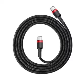 USB-C-naar-USB-C-kabel Baseus CATKLF-G91 1 m, USB-C-stekker, 0,48 Gbit/s, zwart