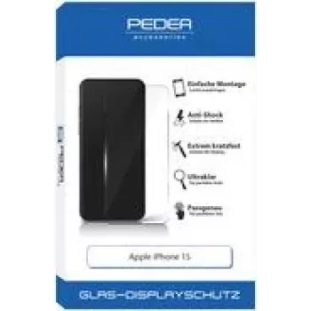 PEDEA Displayschutz voor Apple iPhone 15 (50170098)