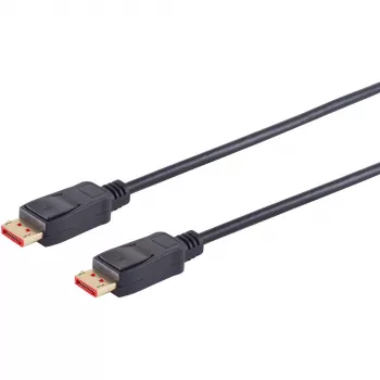 DisplayPort-kabel S/CONN 10-76015 0,5 m zwart