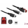USB-kabel DeLOCK 85488 USB 2.0 2m USB B zwart