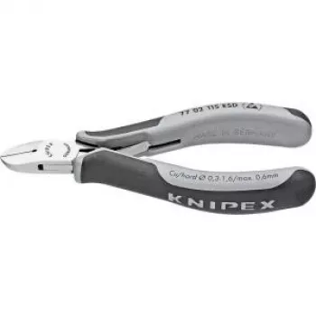 Knipex elektronica-zijkniptang L.115mm vorm 0 met facet ja, kleine spiegelpolijsting.