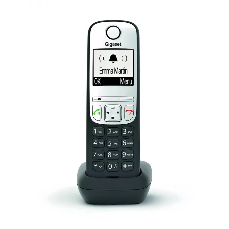 Gigaset A690HX analoge/DECT-telefoon nummerherkenning zwart, zilver