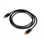 Akyga AK-AV-10 DisplayPort-kabel, stekker/stekker, vergulde stekkers, 1,8 m, zwart