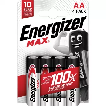 Batterij Energizer Max AA wegwerp-alkalinebatterij, 1,5 V