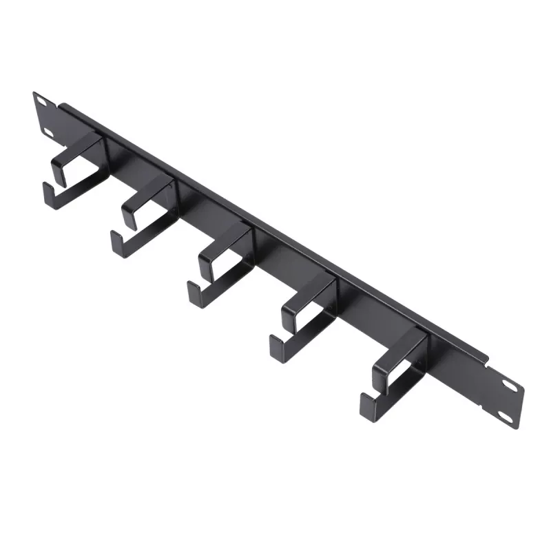 Kabelmanagement-paneel Extralink 6001 — stalen behuizing, zwart