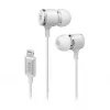 SBS TEINEARLIGHTW - hoofdtelefoon - in-ear - bellen & muziek - wit - knop - buttons