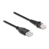 DeLOCK RJ50 naar USB 2.0 Type-A barcodescanner-kabel 2 m