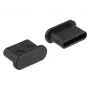 Busafscherming DeLOCK 64014 USB Type-C zwart 10 stuks