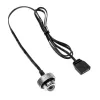 XSPC ARGB LED afsluitstop, G1/4, 5V 3Pin - chroom