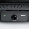 SEVERIN PG 8596 tafel-elektrogrill, 2000 W, rechthoekig rooster, zwart, draaiknop