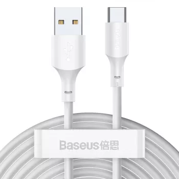 USB-kabel Baseus TZCATZJ-02 1,5 m USB A USB C wit