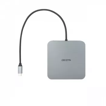 DICOTA D32057 USB Type-C-hub 10000 Mbit/s zilver