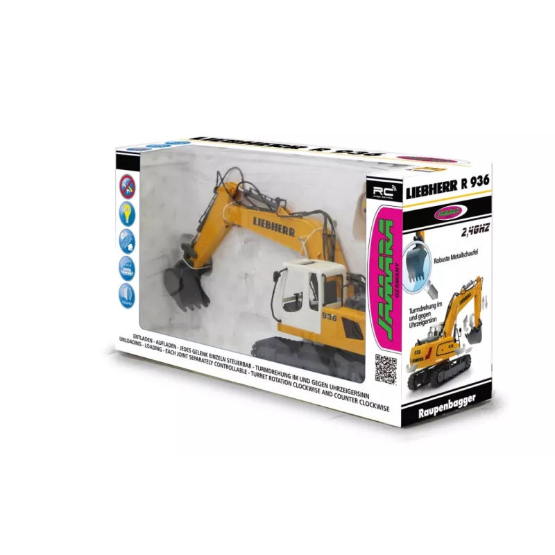 JAMARA Liebherr R936, graafmachine, 1:20, 8 jaar, 1,22 kg