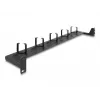 DeLOCK 19 inch glasvezel-routingpanel 1U zwart rackmontage 1U