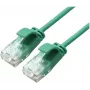 ROLINE GREEN UTP-patchkabel Cat.6A (klasse EA), LSOH, slank, groen, 1,5 m (21.44.3934)