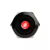 DimasTech vandalismebestendige drukknop 22 mm Blackline Dot RGB PD223